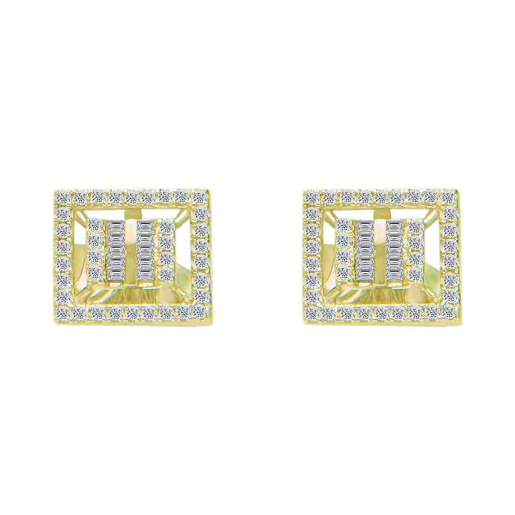 Squre Stud Earring ER23062A